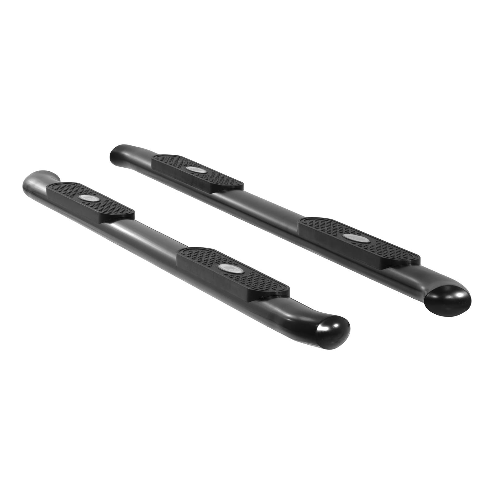 Aries Automotive 4 in. Oval Side Bars for 2009-2014 F-150 - S223039 Step Bars, Oval, in., Steel, Black Powdercoated, Ford, Pair thumbnail 2