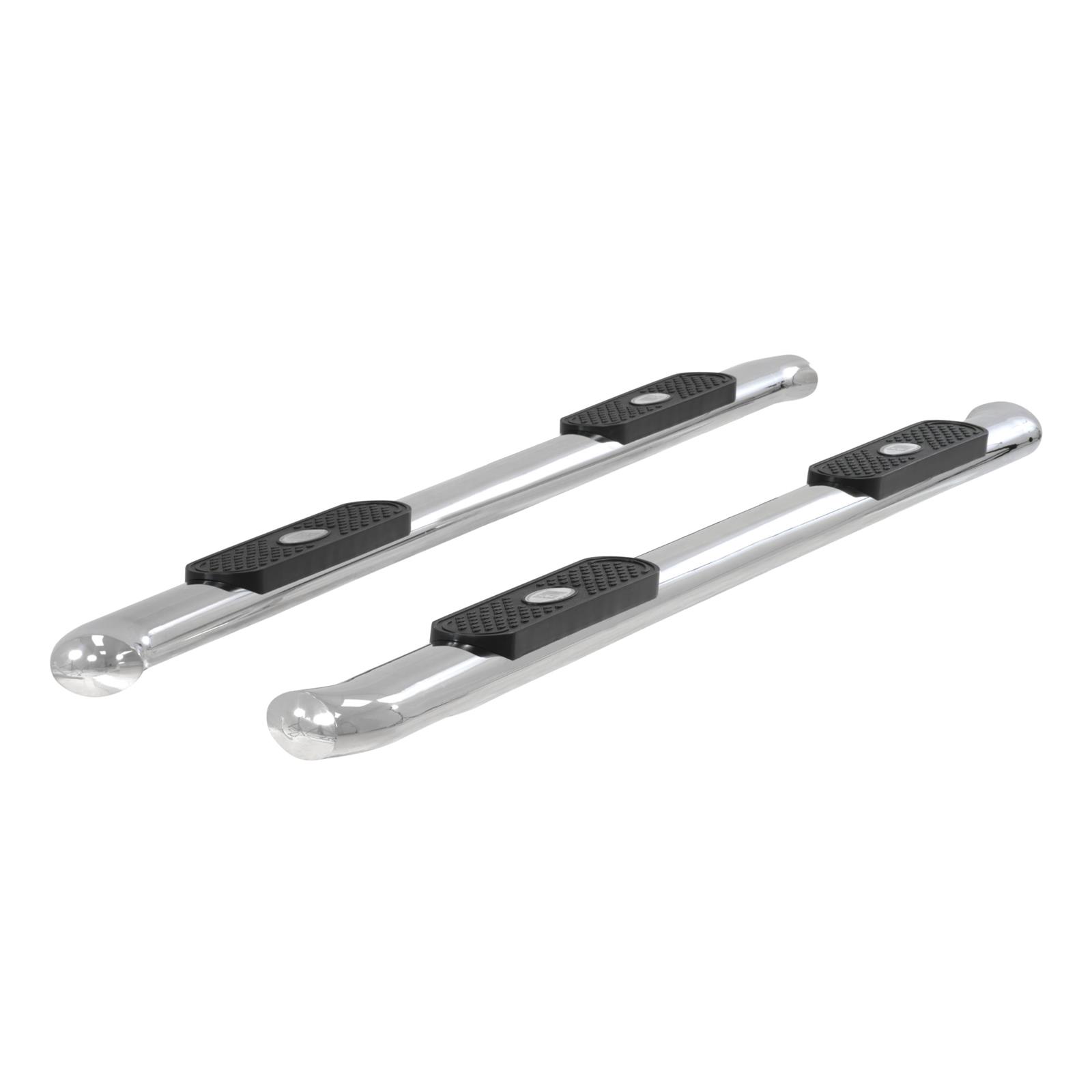 Aries Automotive 4 in. Oval Side Bars S223043-2 Step Bars, Stainless Steel, Polished, 4.00 Diameter, 99.990 Length, Ford, Pair thumbnail 8