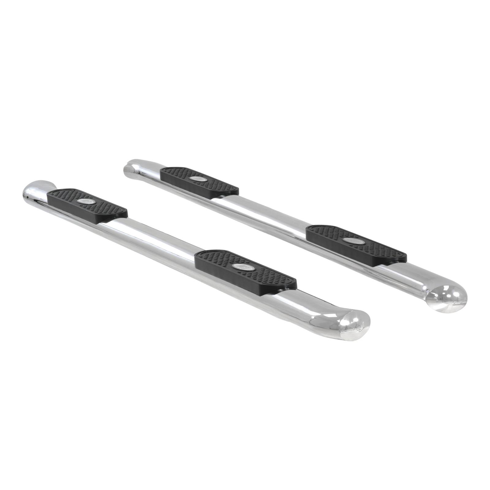 Aries Automotive 4 in. Oval Side Bars S223043-2 Step Bars, Stainless Steel, Polished, 4.00 Diameter, 99.990 Length, Ford, Pair thumbnail 7