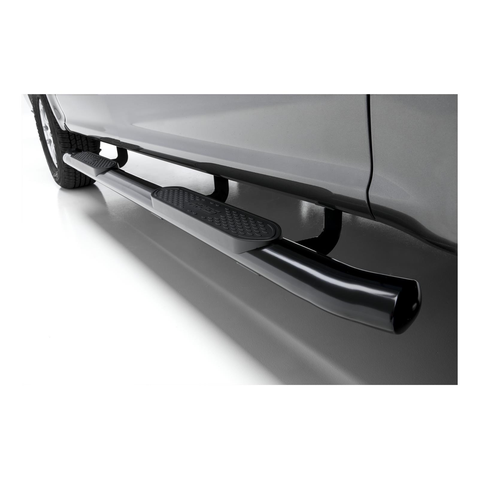 Aries Automotive 4 in. Oval Side Bars S223043 Step Bars, Steel, Black Powdercoated, Gloss, 4.00 Diameter, 99.990 Length, Ford, Pair thumbnail 4