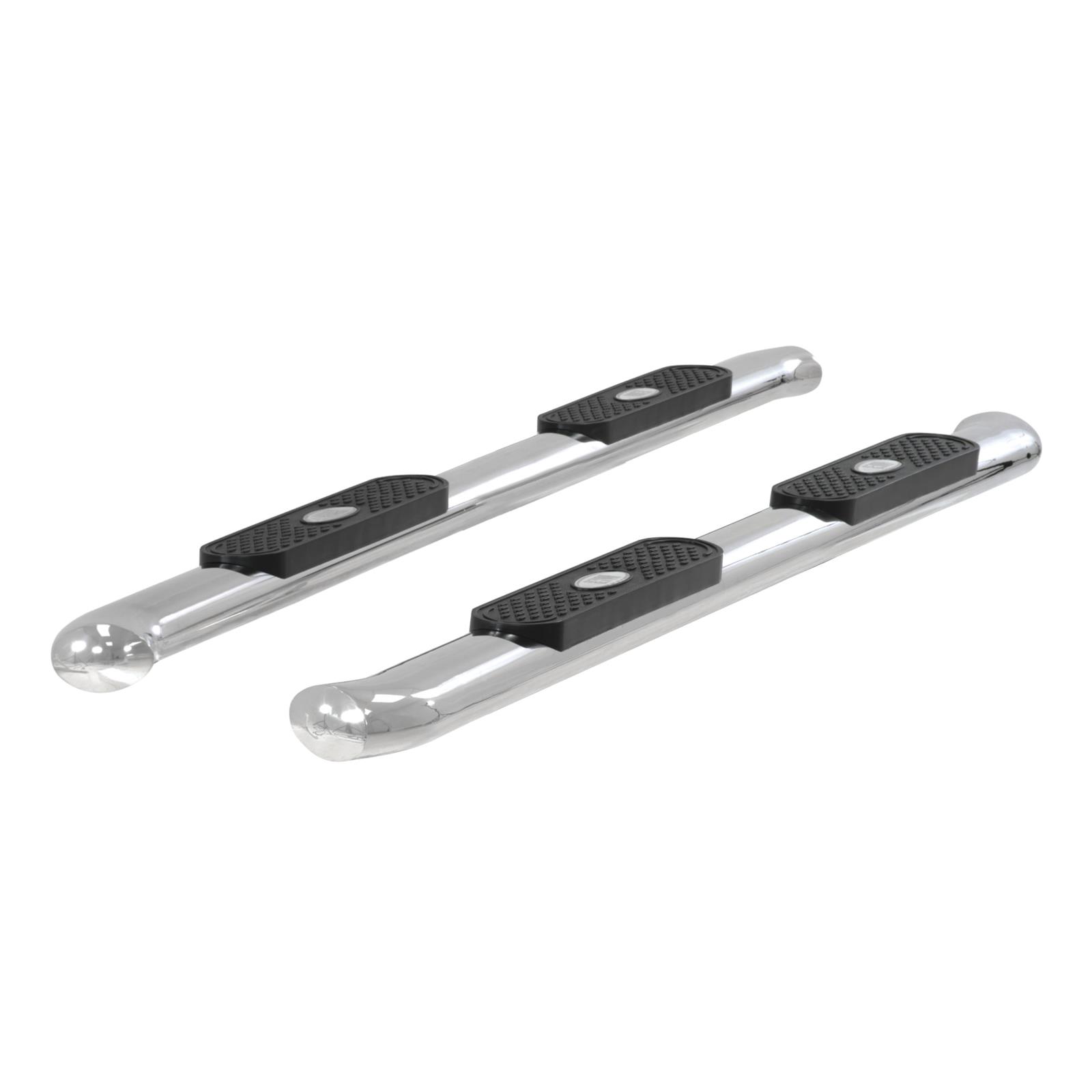 Aries Automotive 4 in. Oval Side Bars S223044-2 Step Bars, Stainless Steel, Polished, 4.00 Diameter, 80.00 Length, Ford, Pair thumbnail 4