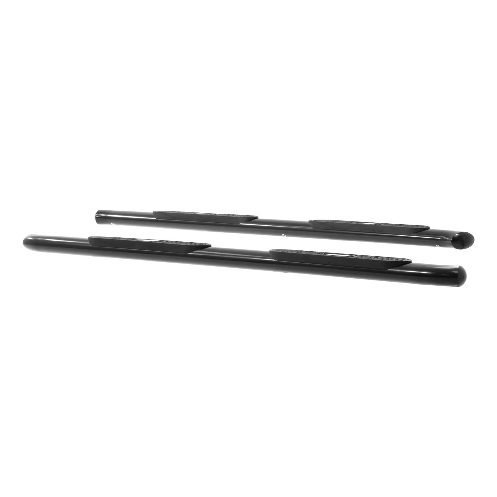 Aries Automotive 4 in. Oval Side Bars S224009 Step Bars, Oval, in., Steel, Black Powdercoated, Chevy, GMC, Pair thumbnail 4