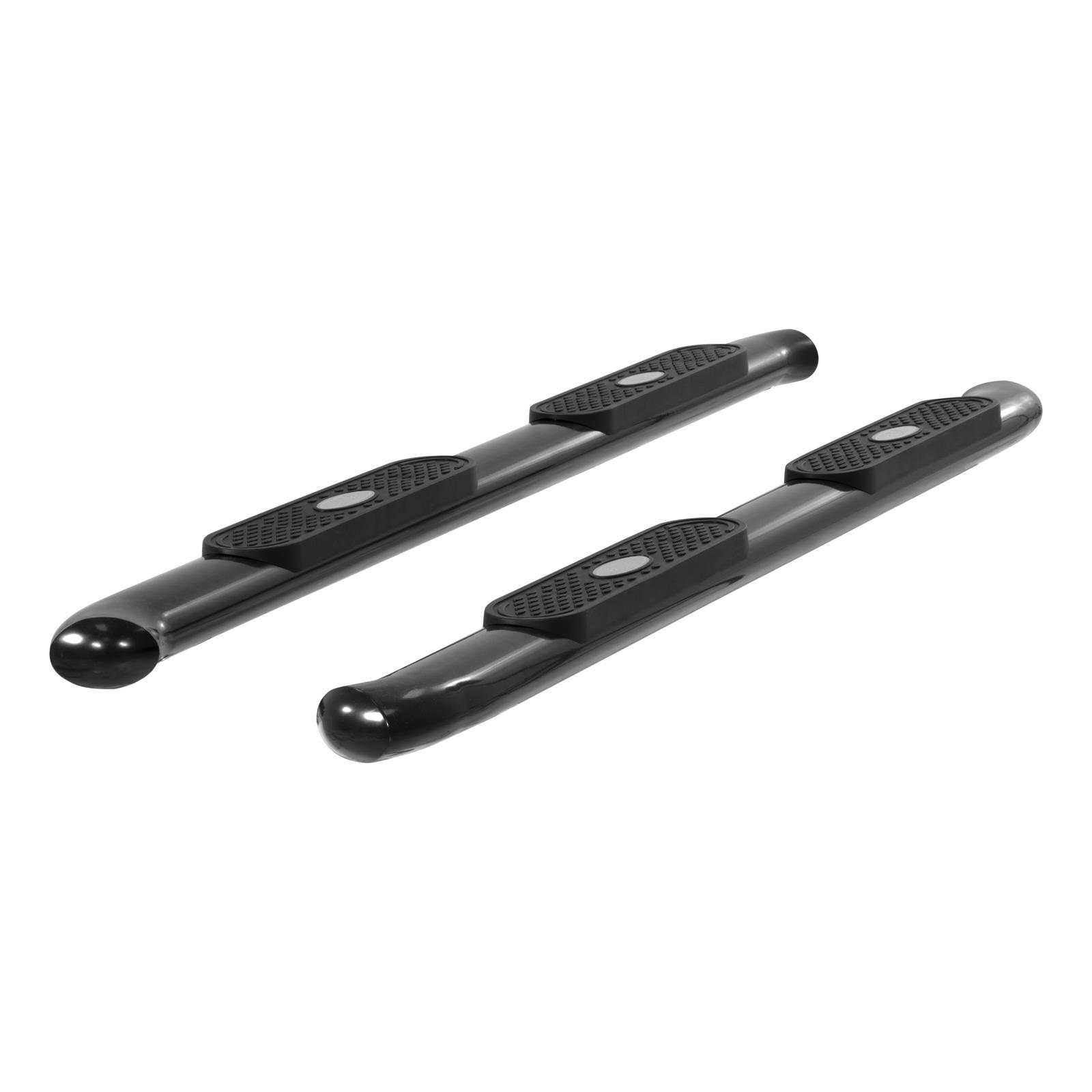 Aries Automotive 4 in. Oval Side Bars S224009 Step Bars, Oval, in., Steel, Black Powdercoated, Chevy, GMC, Pair thumbnail 3