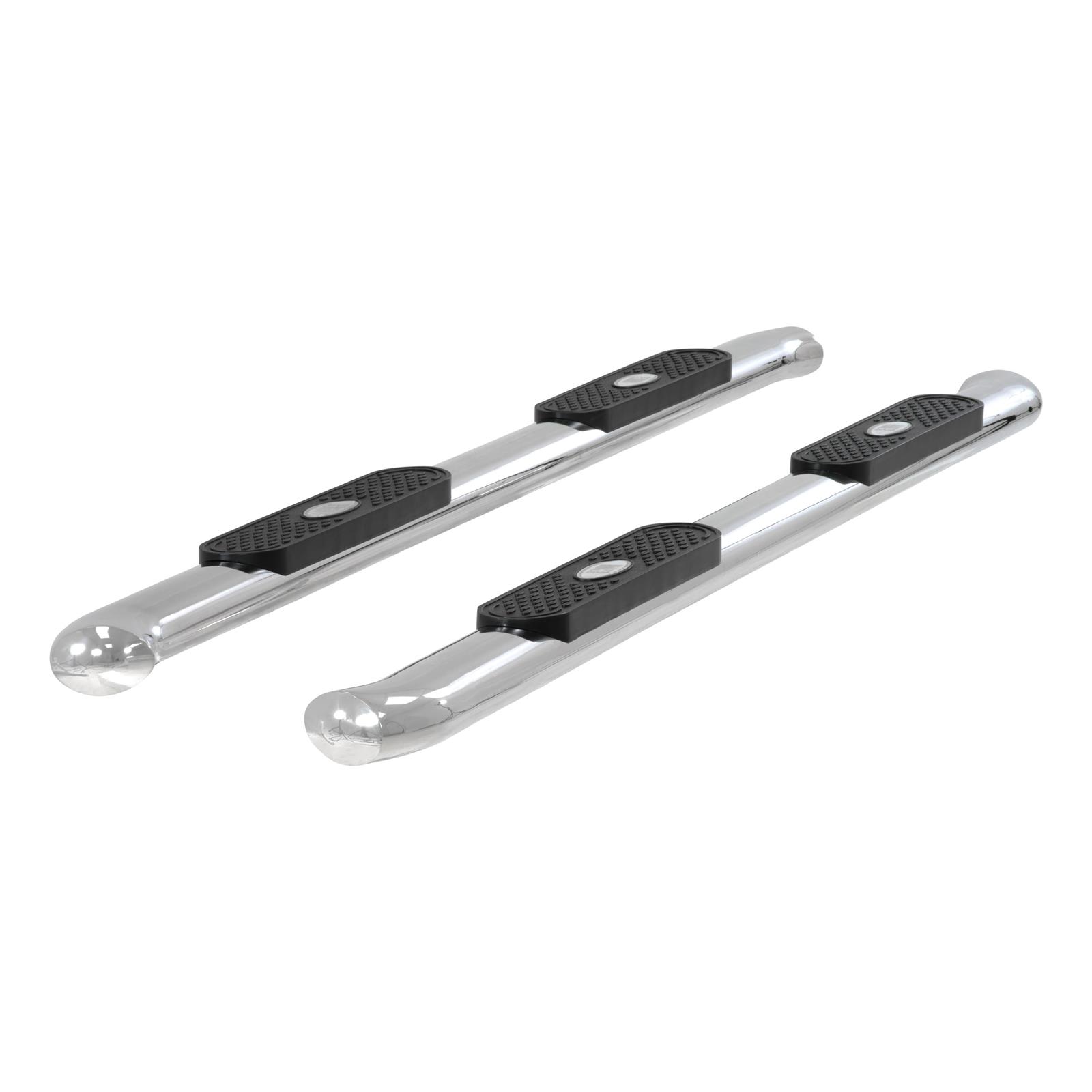 Aries Automotive 4 in. Oval Side Bars S224013-2 Step Bars, Oval, in., Stainless Steel, Polished, Chevy, GMC, Pair thumbnail 6