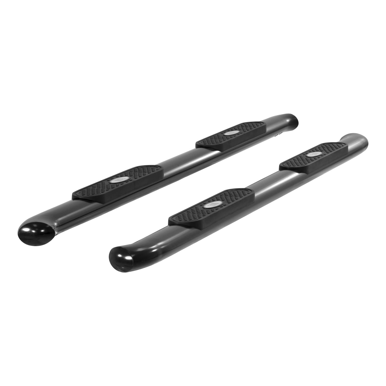 Aries Automotive 4 in. Oval Side Bars S224013 Step Bars, Oval, in., Steel, Black Powdercoated, Chevy, GMC, Pair thumbnail 5