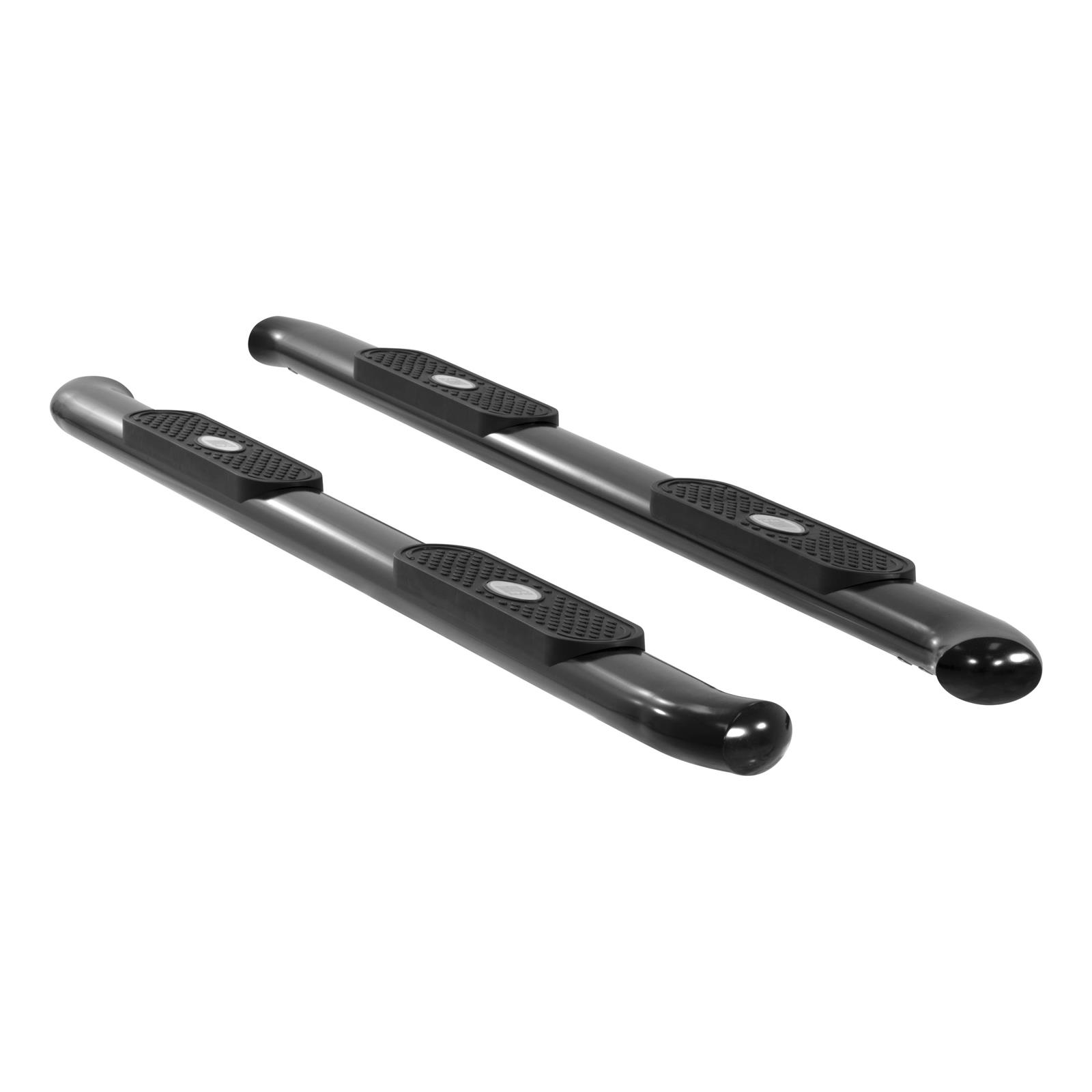 Aries Automotive 4 in. Oval Side Bars S224013 Step Bars, Oval, in., Steel, Black Powdercoated, Chevy, GMC, Pair thumbnail 4