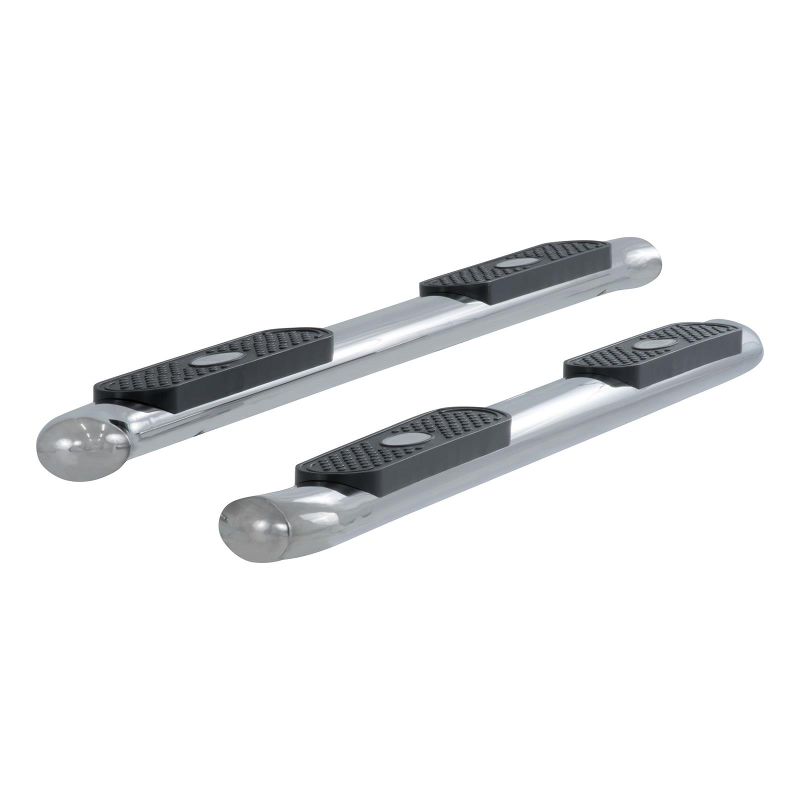 Aries Automotive 4 in. Oval Side Bars for 2009-2016 ACADIA, TRAVERSE - S224031-2 Step Bars, Oval, in., Stainless Steel, Polished, Chevy, GMC, Pair thumbnail 3