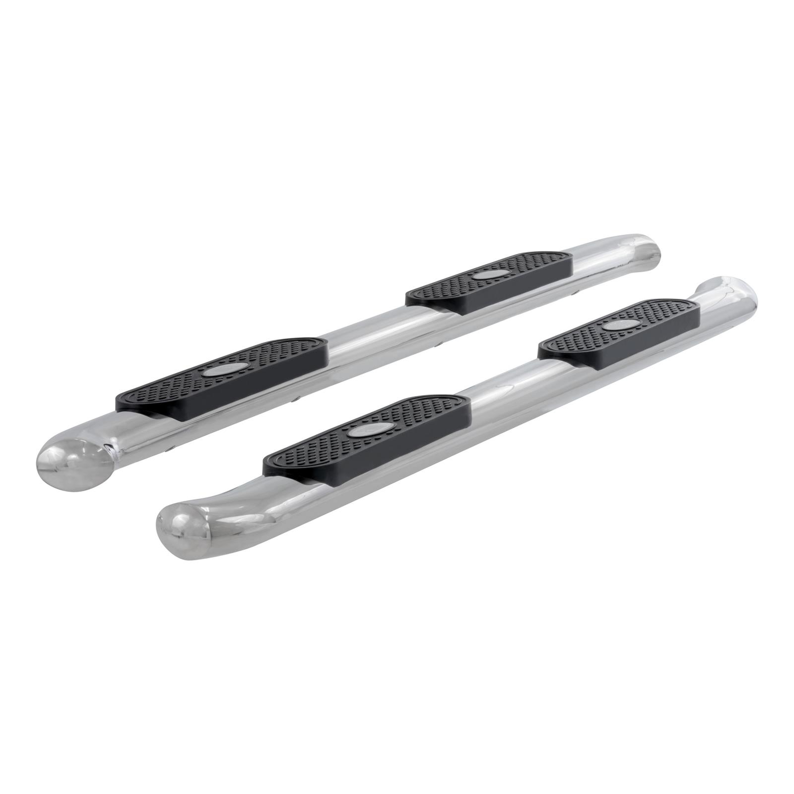 Aries Automotive 4 in. Oval Side Bars S224045-2 Step Bars, Oval, in., Stainless Steel, Polished, Chevy, GMC, Pair thumbnail 6