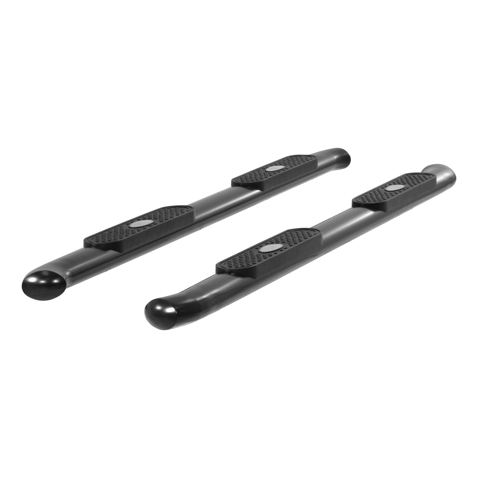 Aries Automotive 4 in. Oval Side Bars S224045 Step Bars, Oval, in., Steel, Black Powdercoated, Chevy, GMC, Pair thumbnail 4