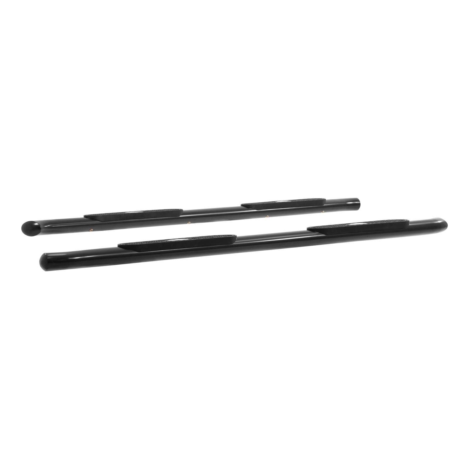 Aries Automotive 4 in. Oval Side Bars S224045 Step Bars, Oval, in., Steel, Black Powdercoated, Chevy, GMC, Pair thumbnail 2