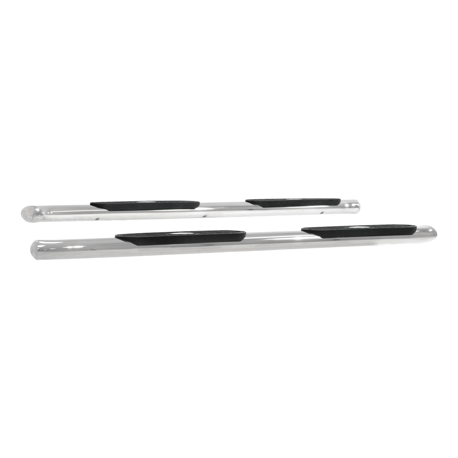 Aries Automotive 4 in. Oval Side Bars S224046-2 Step Bars, Oval, in., Stainless Steel, Polished, Chevy, GMC, Pair thumbnail 6