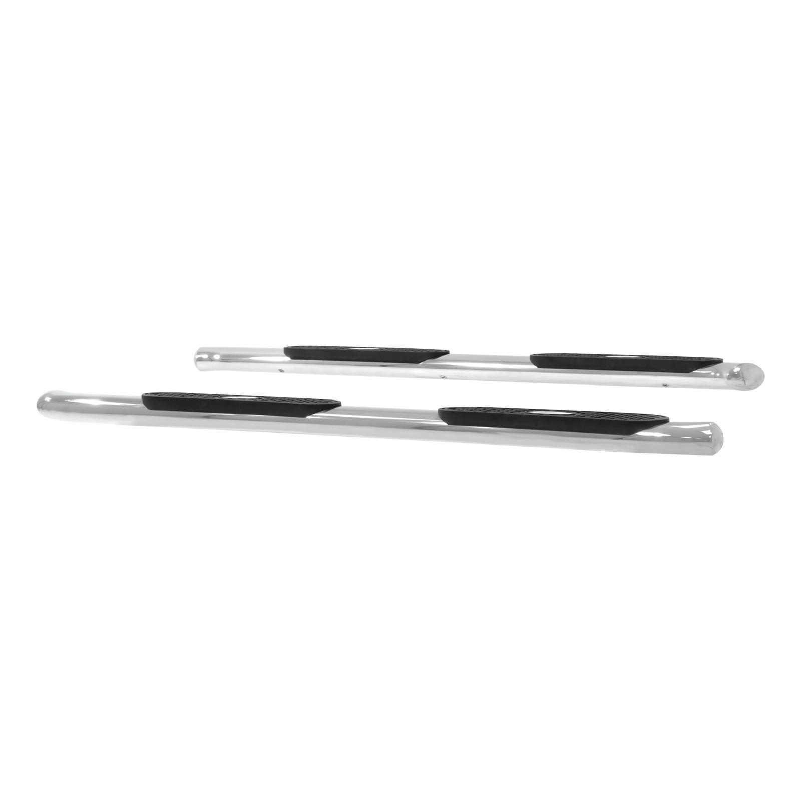 Aries Automotive 4 in. Oval Side Bars S224046-2 Step Bars, Oval, in., Stainless Steel, Polished, Chevy, GMC, Pair thumbnail 7