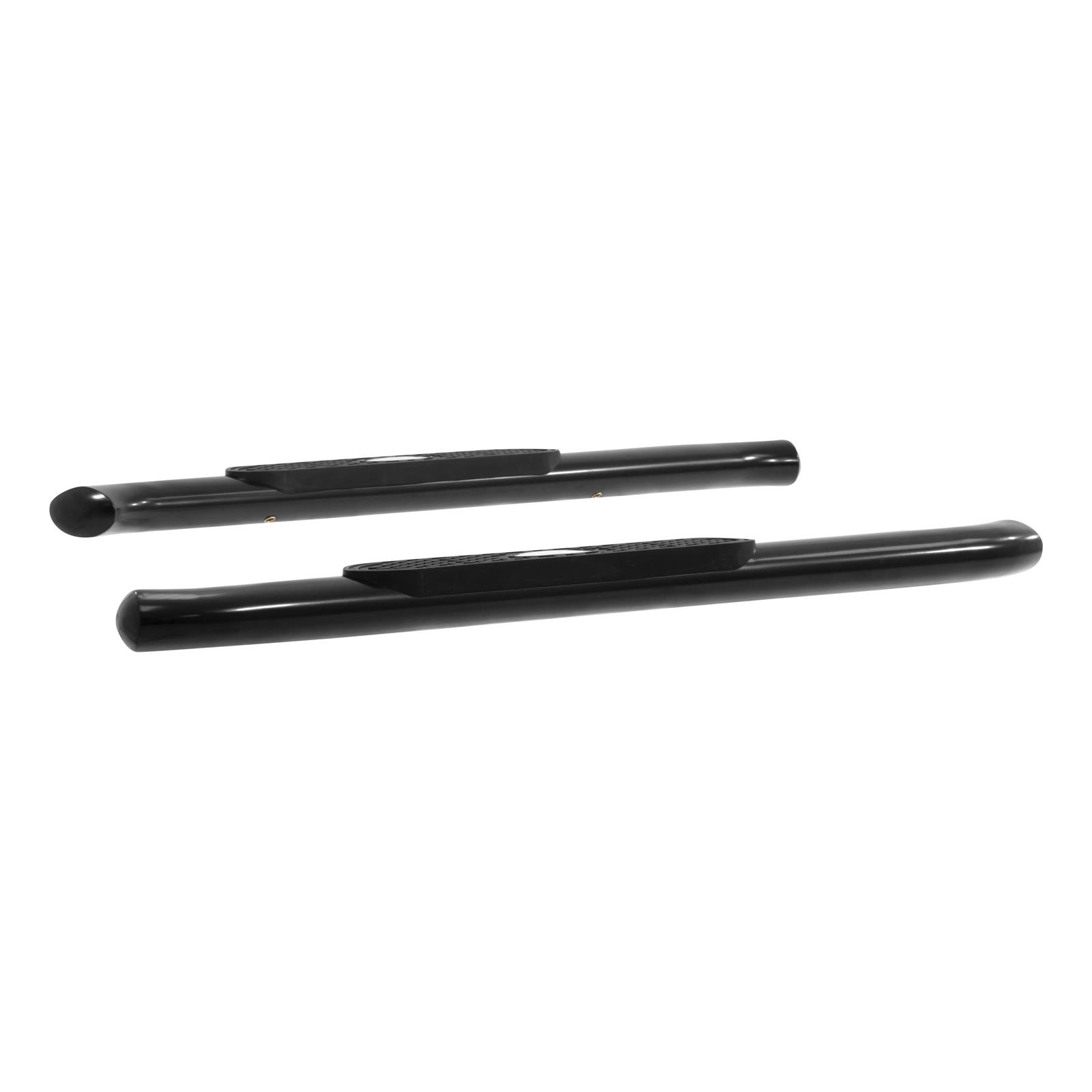 Aries Automotive 4 in. Oval Side Bars S224048 Step Bars, Oval, in., Steel, Black Powdercoated, Chevy, GMC, Pair thumbnail 4