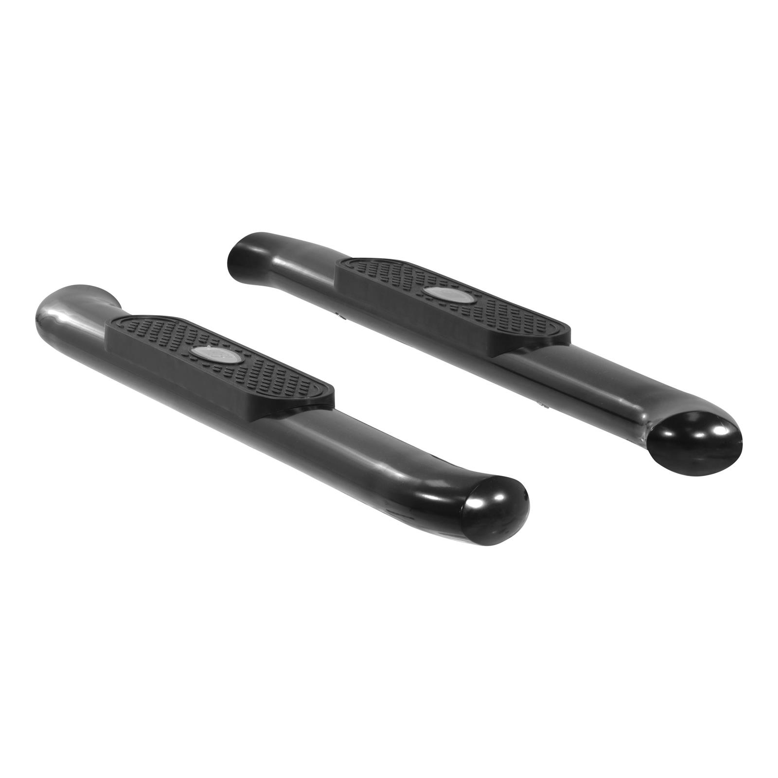Aries Automotive 4 in. Oval Side Bars S224048 Step Bars, Oval, in., Steel, Black Powdercoated, Chevy, GMC, Pair thumbnail 2