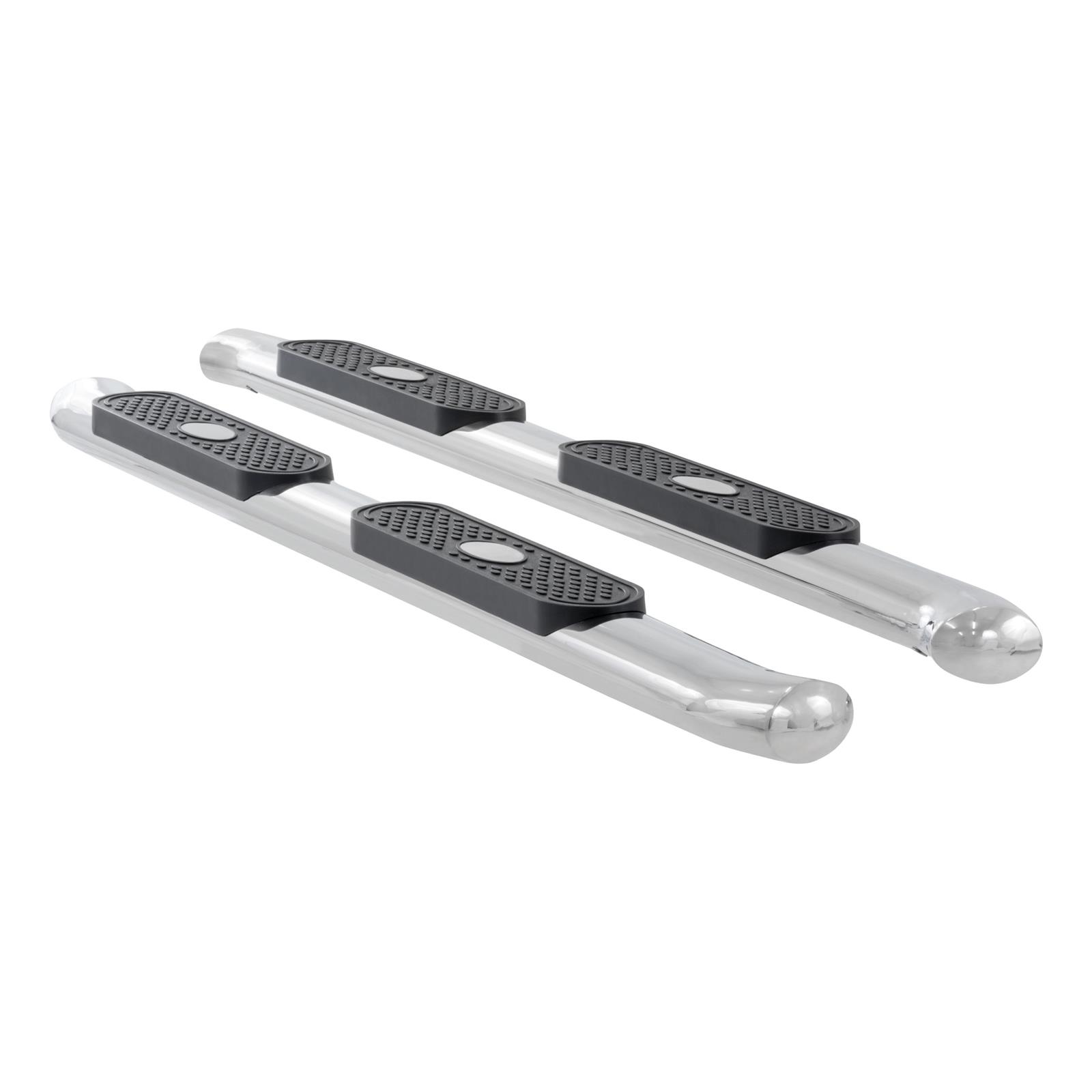 Aries Automotive 4 in. Oval Side Bars for 2011-2018 1500, 2019-2024 1500 CLASSIC, 2009-2010 RAM - S225017-2 Step Bars, Oval, in., Stainless Steel, Polished, Dodge, Ram, Pair thumbnail 4