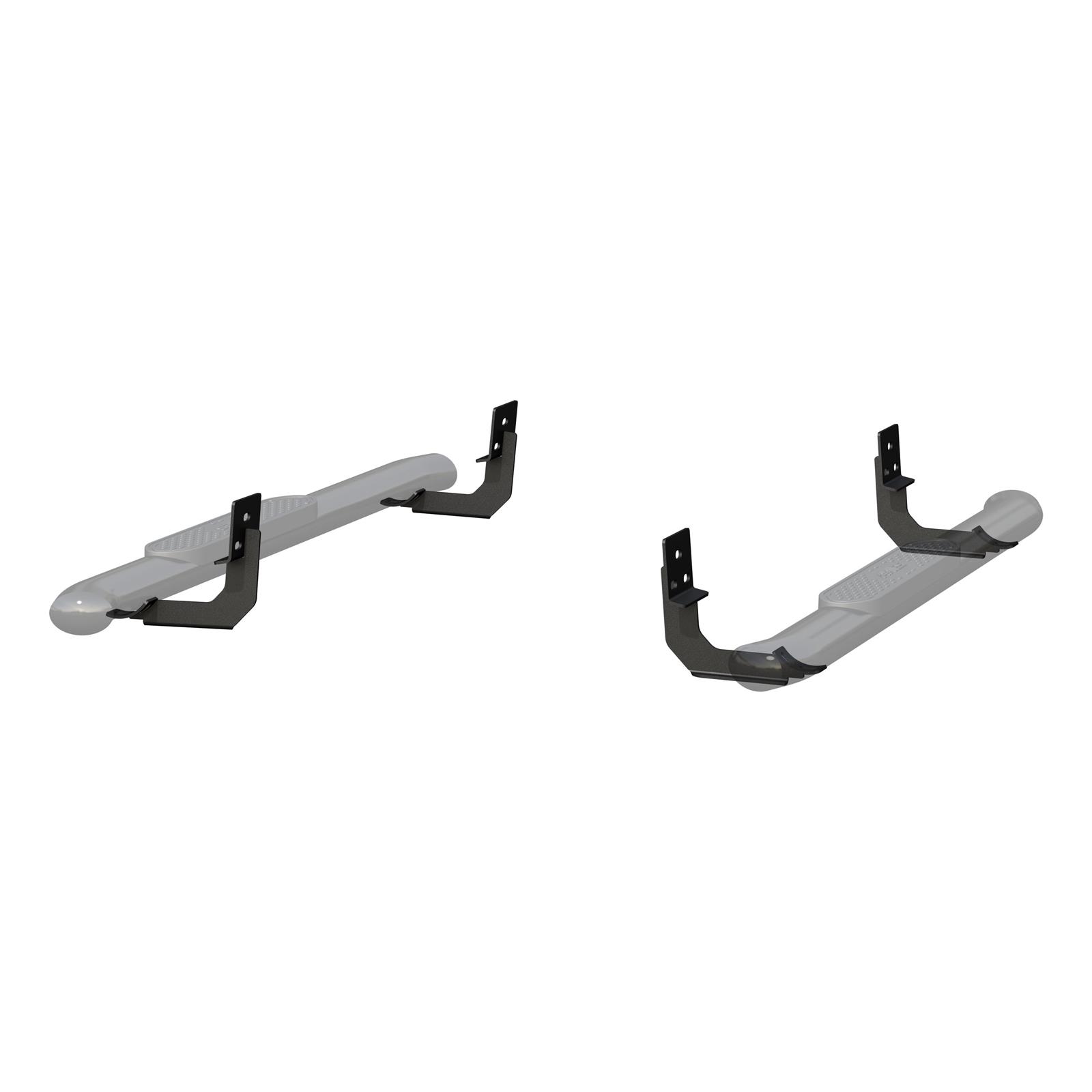 Aries Automotive 4 in. Oval Side Bars S225039 Step Bars, Steel, Black Powdercoated, Gloss, 4.00 Diameter, 60.000 Length, Dodge, Pair thumbnail 2