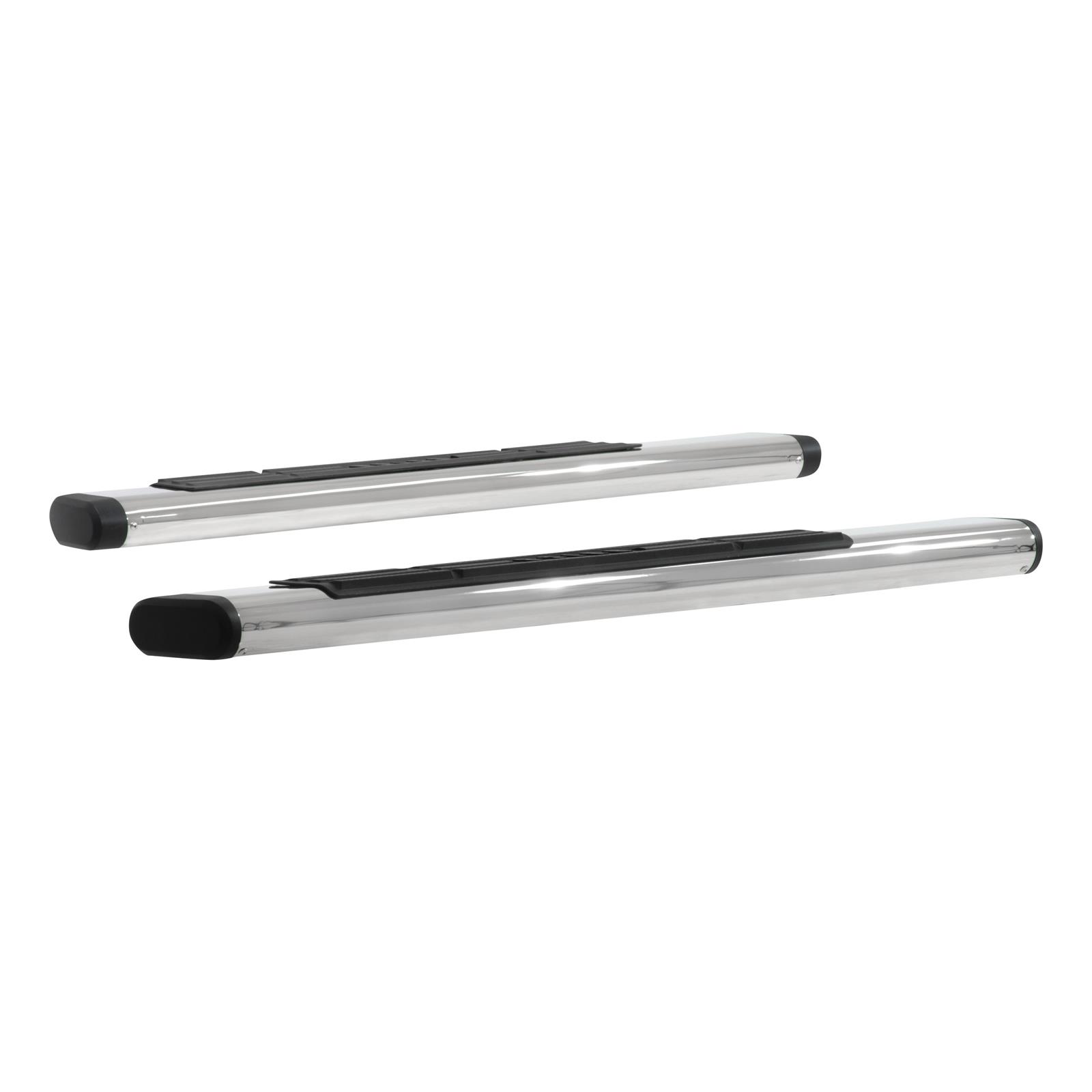 Aries Automotive 6 in. Oval Side Bars S2853 Step Bars, Oval, in., Stainless Steel, Polished, Pair thumbnail 6