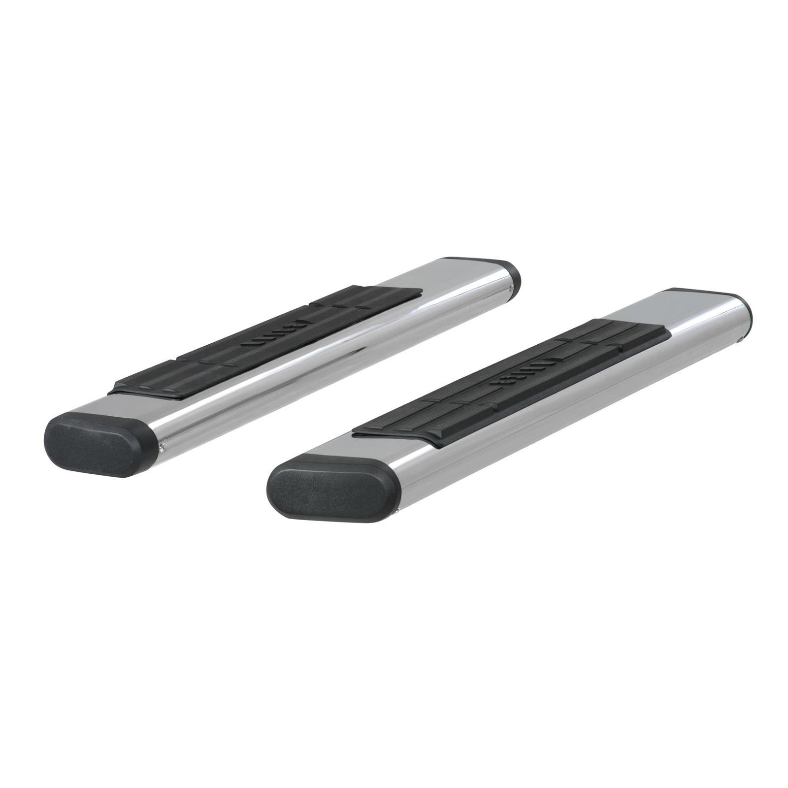 Aries Automotive 6 in. Oval Side Bars S2853 Step Bars, Oval, in., Stainless Steel, Polished, Pair thumbnail 5
