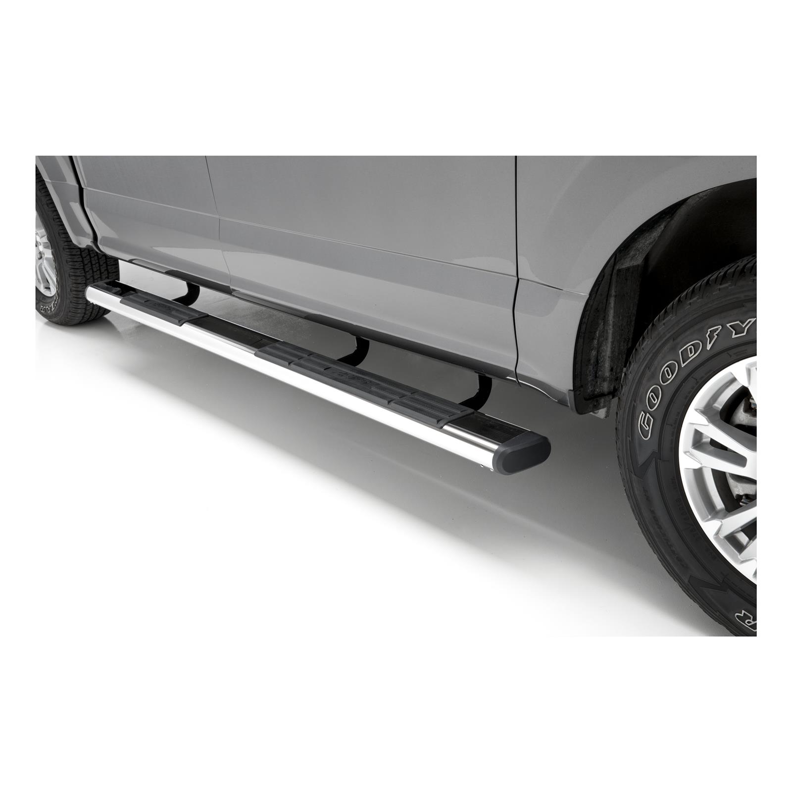 Aries Automotive 6 in. Oval Side Bars S2891 Step Bars, Oval, in., Stainless Steel, Polished, Pair thumbnail 3