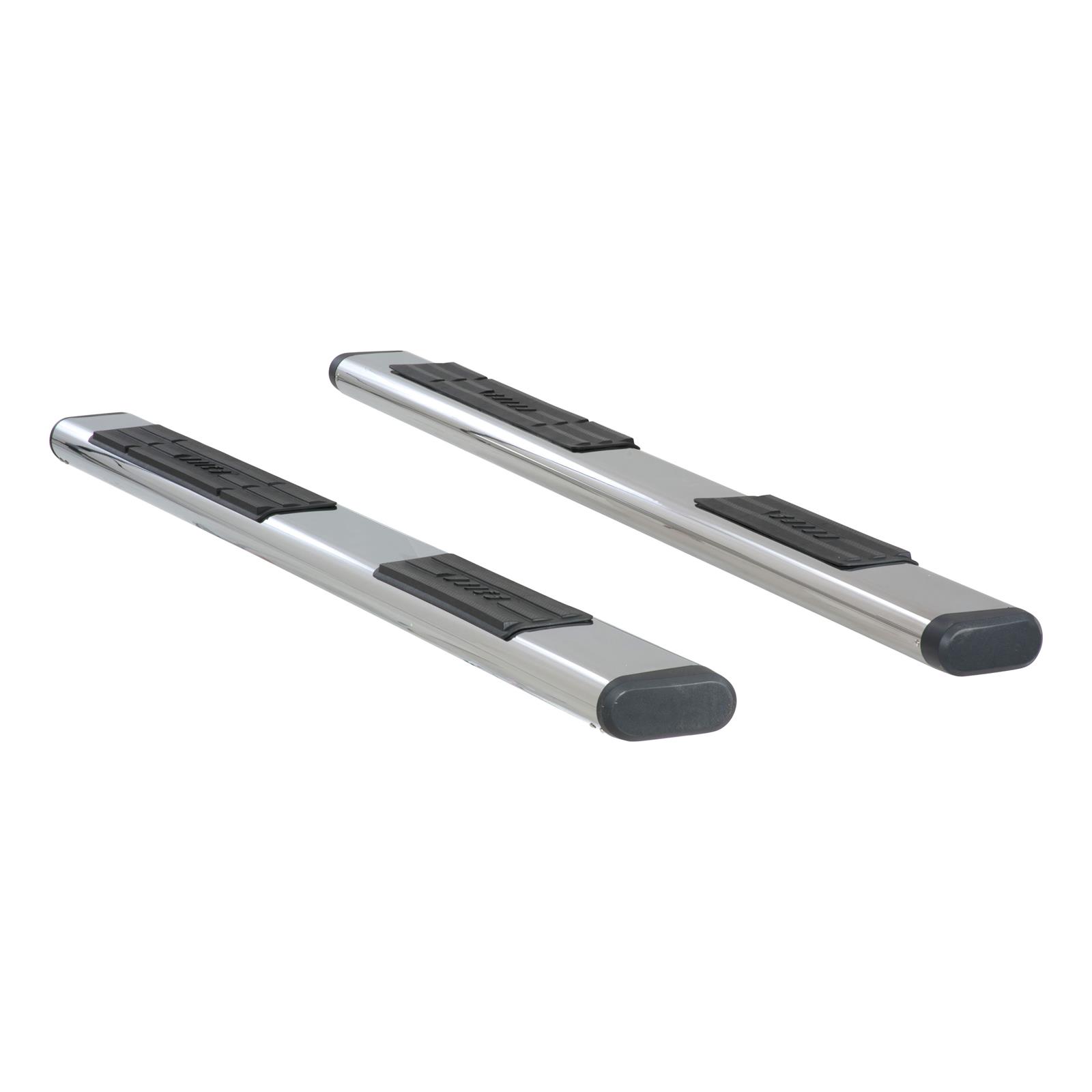 Aries Automotive 6 in. Oval Side Bars S2891 Step Bars, Oval, in., Stainless Steel, Polished, Pair thumbnail 7