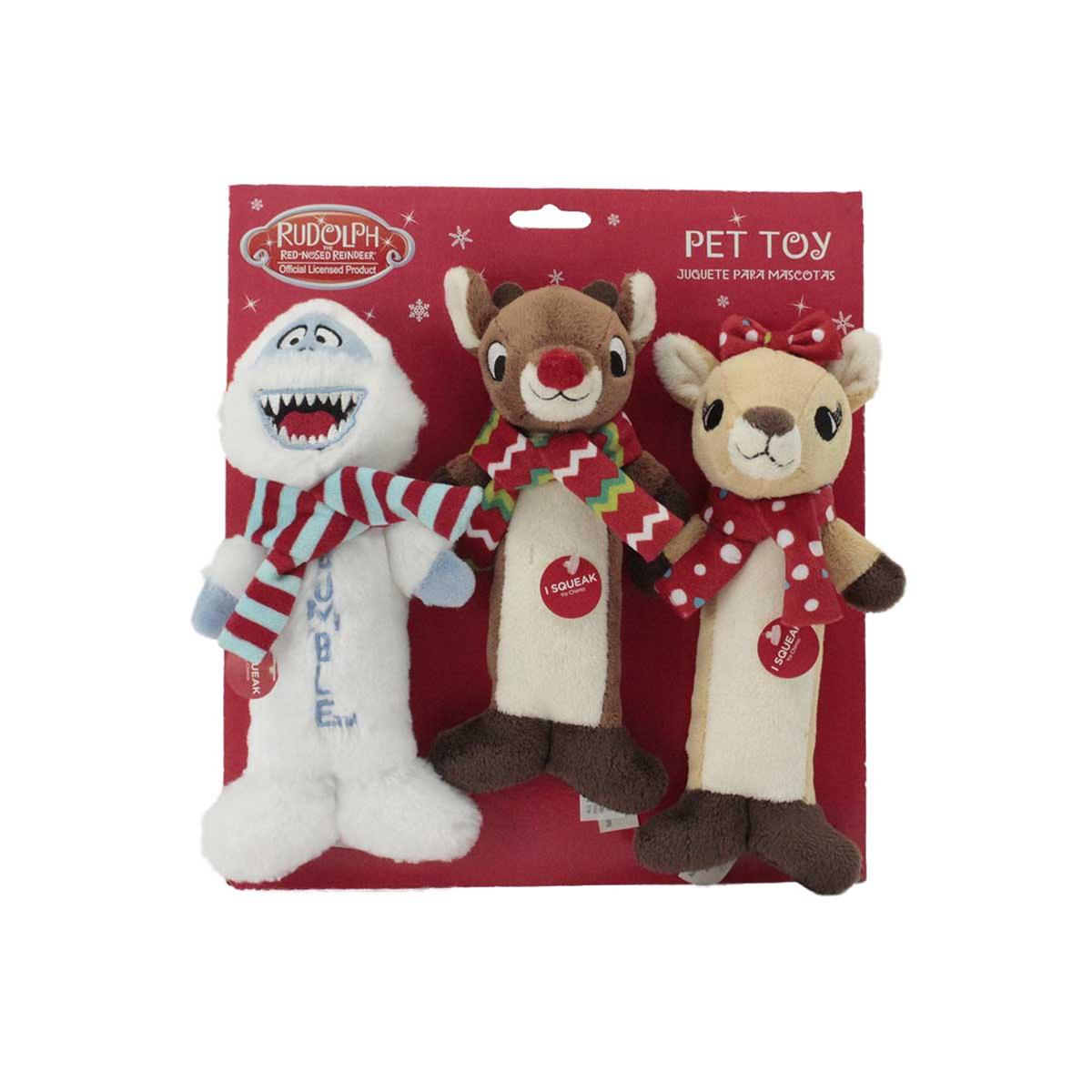 Summit Gifts 65644 Rudolph Squeaker Dog Toy Set Summit Racing