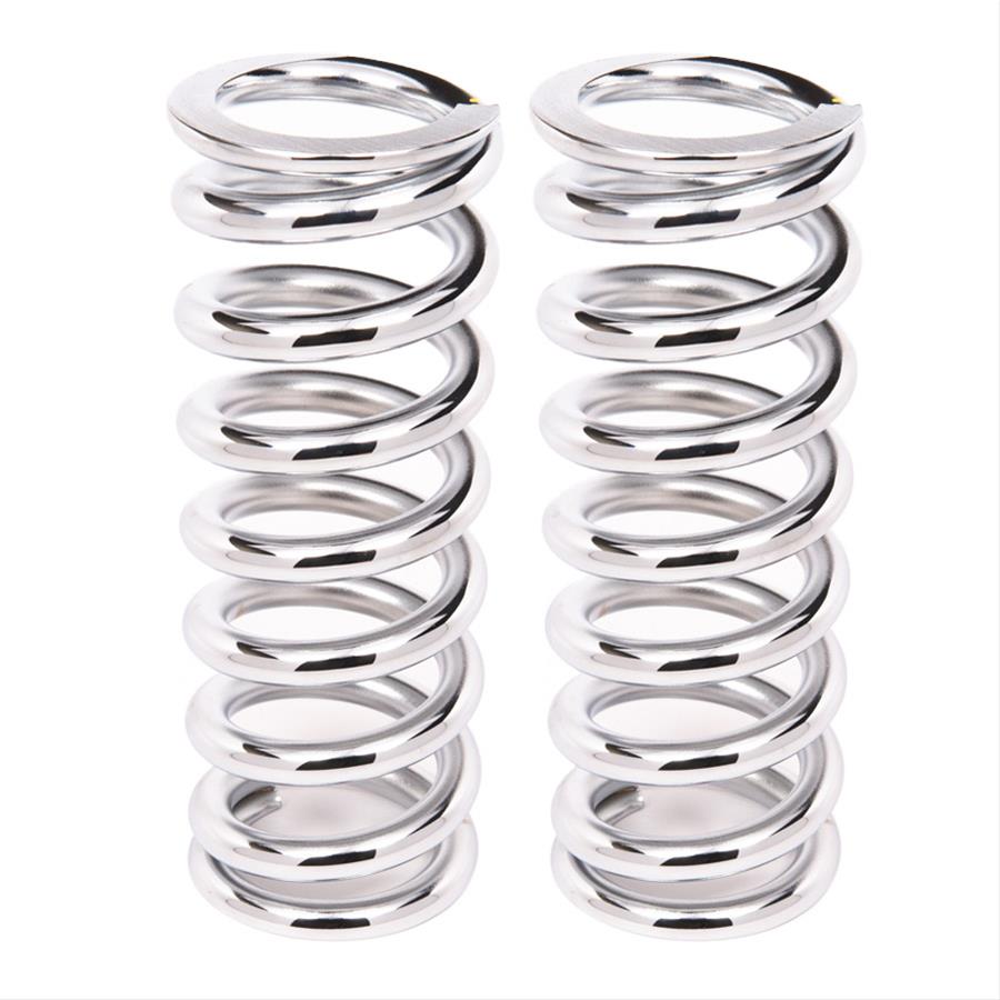 Aldan American 10 Inch Coil Spring 10-100CH2 Coilover Spring, 100 lbs./in. Rate, in. Length, 2.5 in. I.D. Chrome, Pair