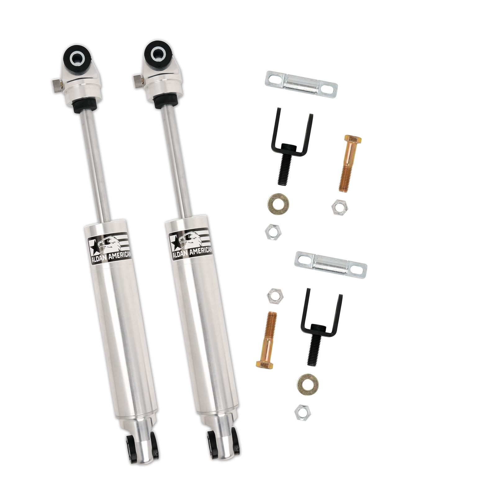 Aldan American TrueLine Shocks for 1970-1981 CAMARO, FIREBIRD - 100101 Shocks/Struts, Shocks, Twin-tube, Single Adjustable, Gas Charged, Stock, Rear, Chevrolet, Pontiac, Pair