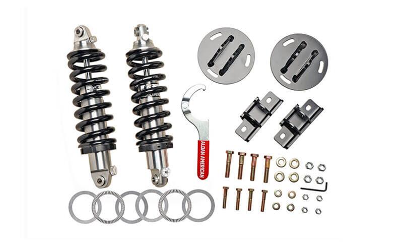 Aldan American Track Comp Coilover Kits 300265 Kits, Comp, Front, Adjustable Valving, Black Springs, Regular Cab Trucks Only, Chevrolet, GMC, Kit