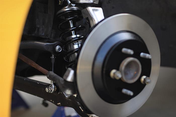 Aldan American Road Comp Coilover Conversion Kits 300385 Kit, Comp, Front and Rear, Adjustable Valving, Black Springs, 500 lbs./in. Rate Front, 500 lbs./in. Rate Rear, Chevy, Sold as a Set thumbnail 3
