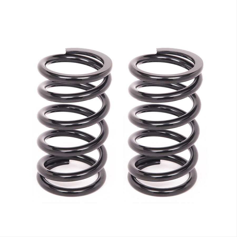 Aldan American 6 Inch Coil Spring 6-650BK2 Coilover Springs, 650 lbs./in. Rate, 2.50 in. I.D., 6.00 in. Length, Black, Pair