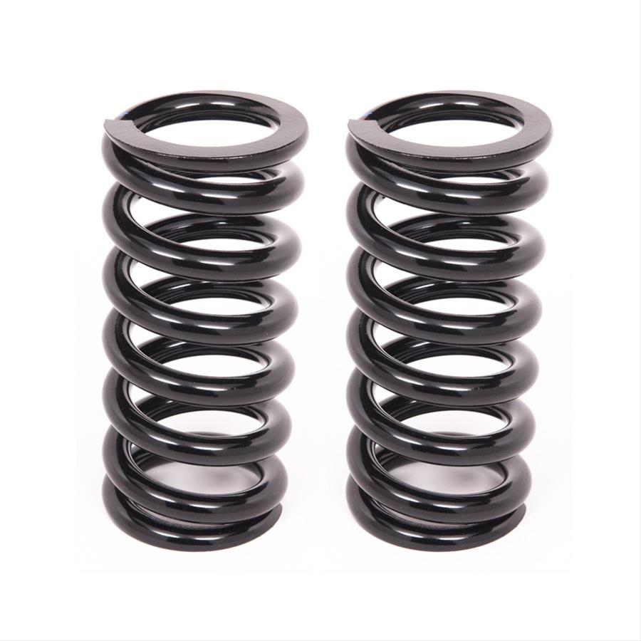 Aldan American 8 Inch Coil Spring 8-300BK2 Coilover Springs, Springs, 300 lbs./in. Rate, 2.500 in. I.D., 3.420 in. O.D., 8.00 in. Length, Black Powdercoated, Pair