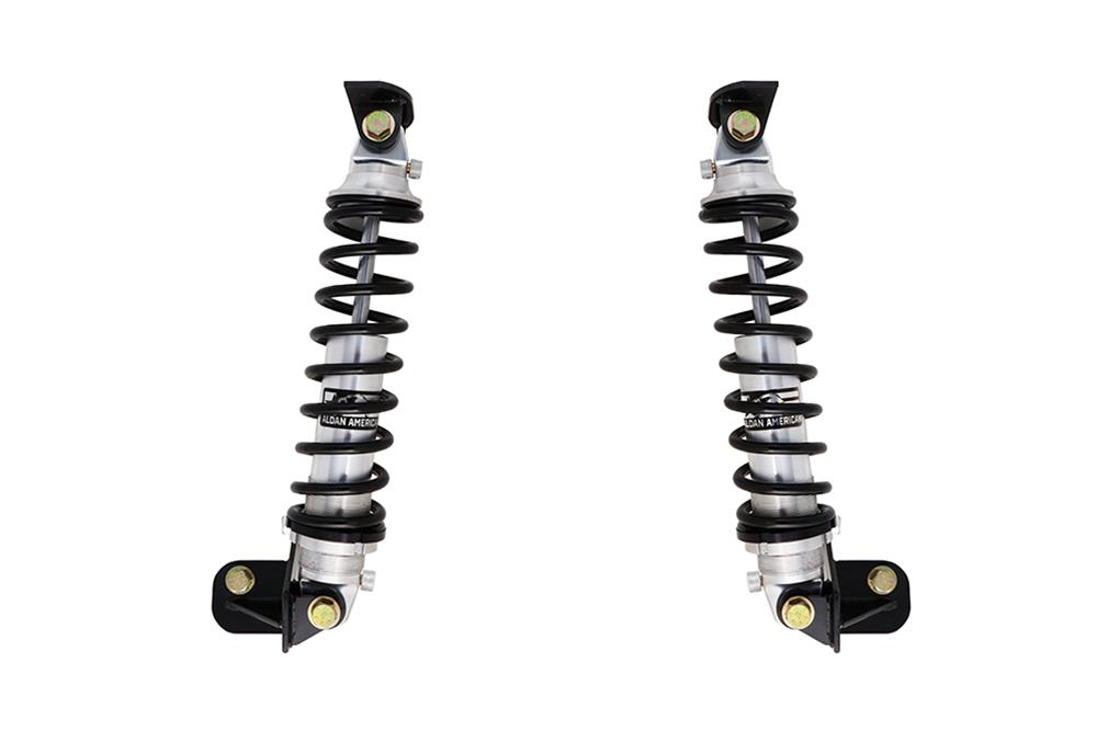 Aldan American Track Comp Coilover Kits AGRLD Kit, Rear, Twin-Tube, 0.0-3.0 in. Lowered, Aluminum, 120 lbs./in., Natural, Buick, Chevrolet, GMC, Oldsmobile, Pontiac, Kit
