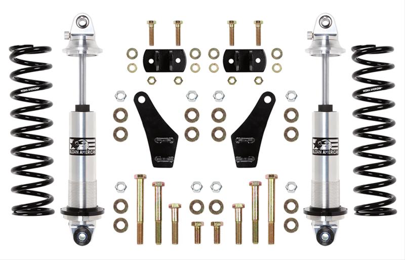 Aldan American Road Comp Coilover Kits AGRMS Kit, Rear, Single Adjustable, 160 lbs./in. Spring Rate, Natural/Black Powdercoated, Kit thumbnail 5