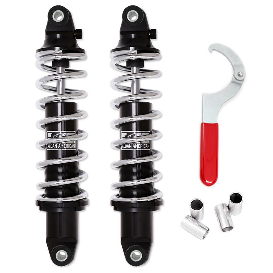 Aldan American Regulator Series Coilover Kits AR658180C Kit, Series, Front, Rear, Twin-Tube, Aluminum, Black Anodized, 180 lbs./in., Kit
