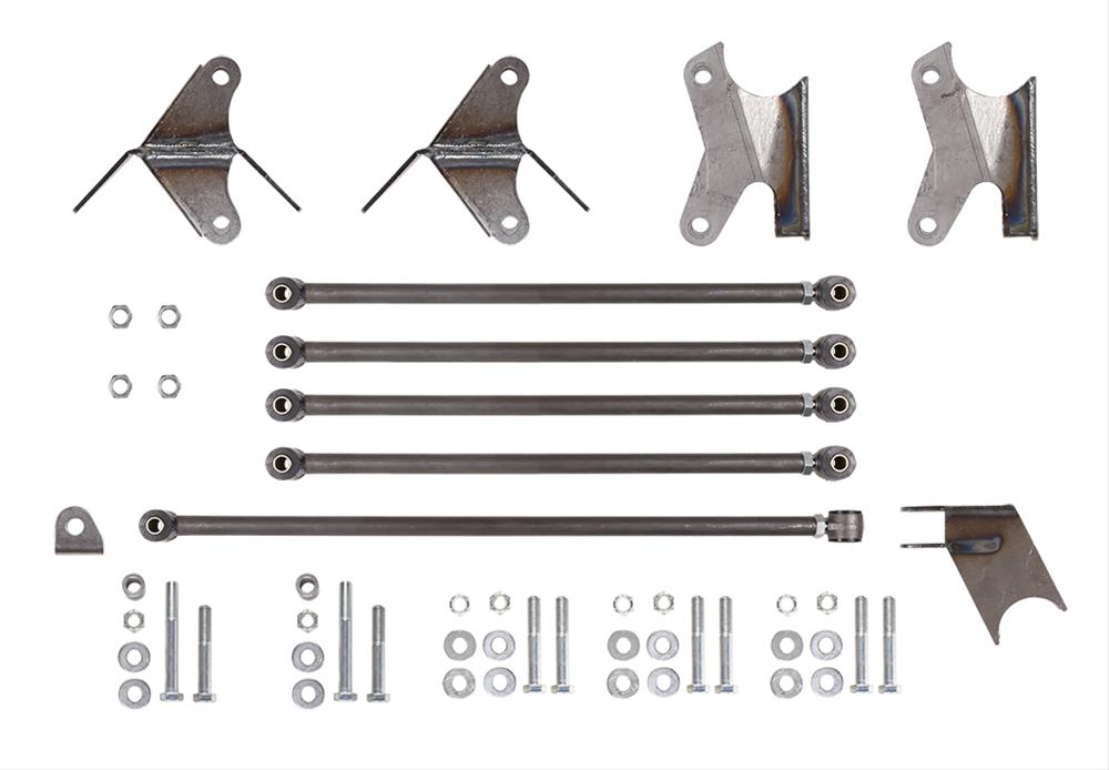 Aldan American Parallel 4-Link Kits AU4LP Suspension Link Kits, Kits, Chromoly Tubes, Natural, 30.00 in. Overall Length, Kit thumbnail 2