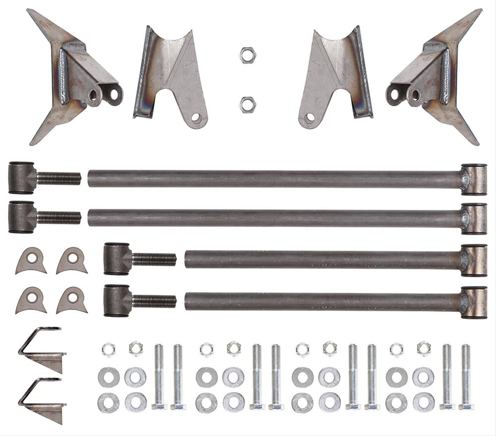 Aldan American Triangulated 4-Link Kits AU4LT Suspension Link Kits, Kits, Chromoly Tubes, Natural, 23.00 in. Overall Length, Kit thumbnail 2