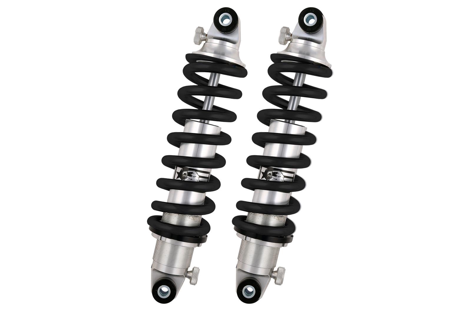 Aldan American Track Comp Coilover Kits for 1971-1989 PANTERA - PNSBR2D Kit, Rear, Twin-Tube, Aluminum, Silver Anodized, 700 lbs./in., Detomaso, Pair
