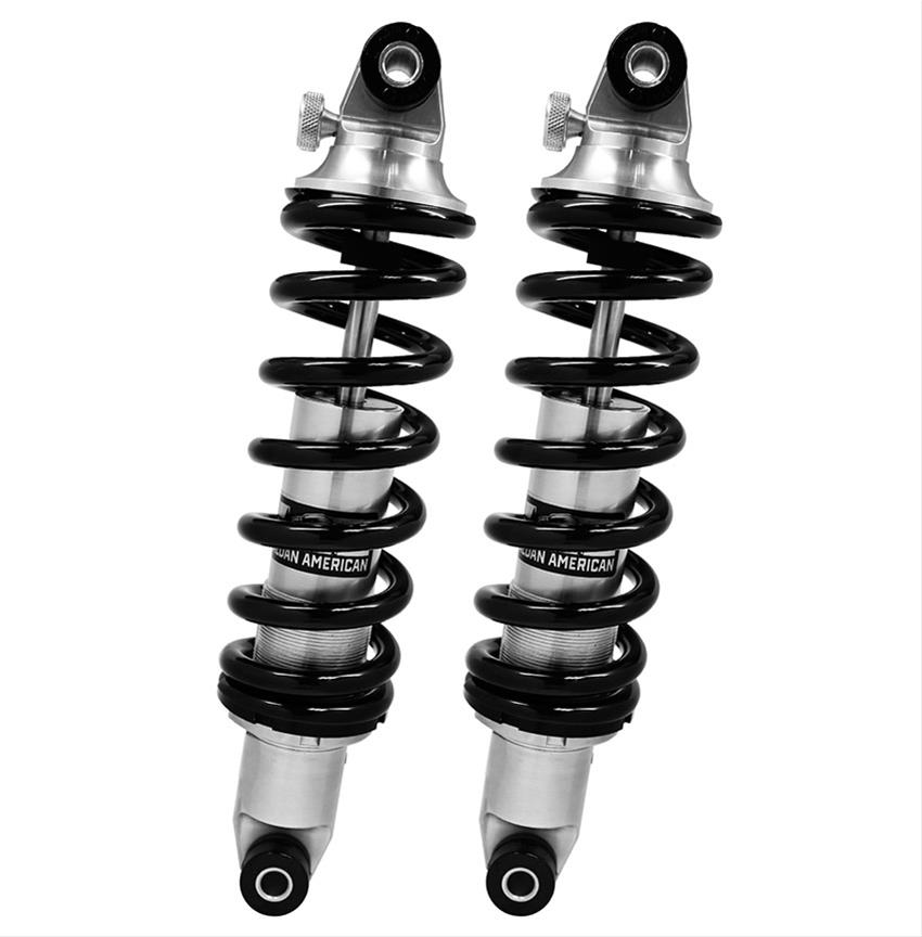 Aldan American Road Comp Coilover Kits for 1997-2002 PROWLER - PWSBF2 Kit, Front, Twin-Tube, Aluminum, Silver Anodized, 450 lbs./in., Plymouth, Pair