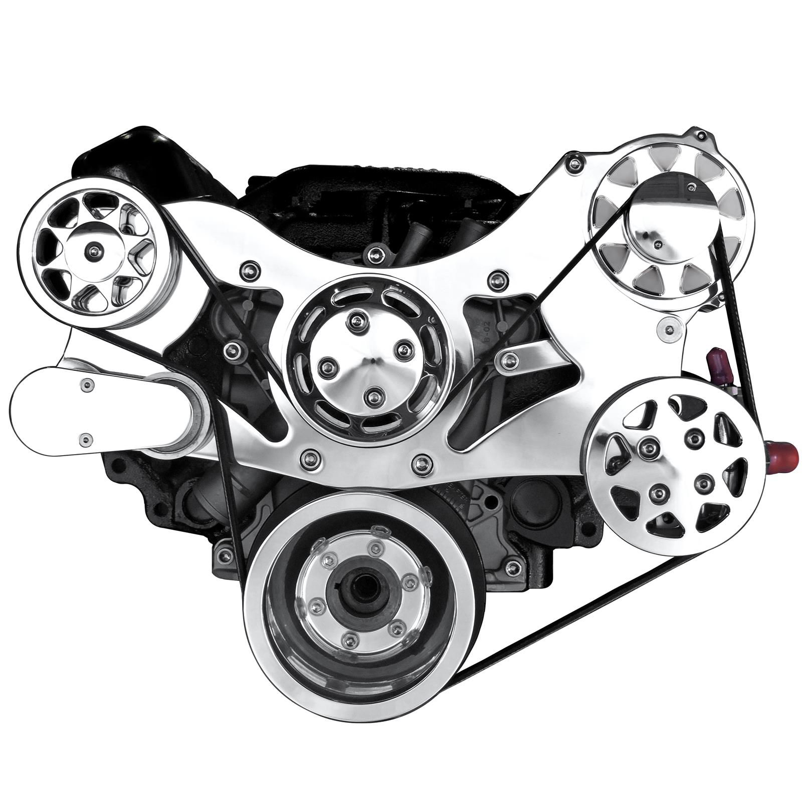 All American Billet FDS318103 All American Billet Serpentine Kits