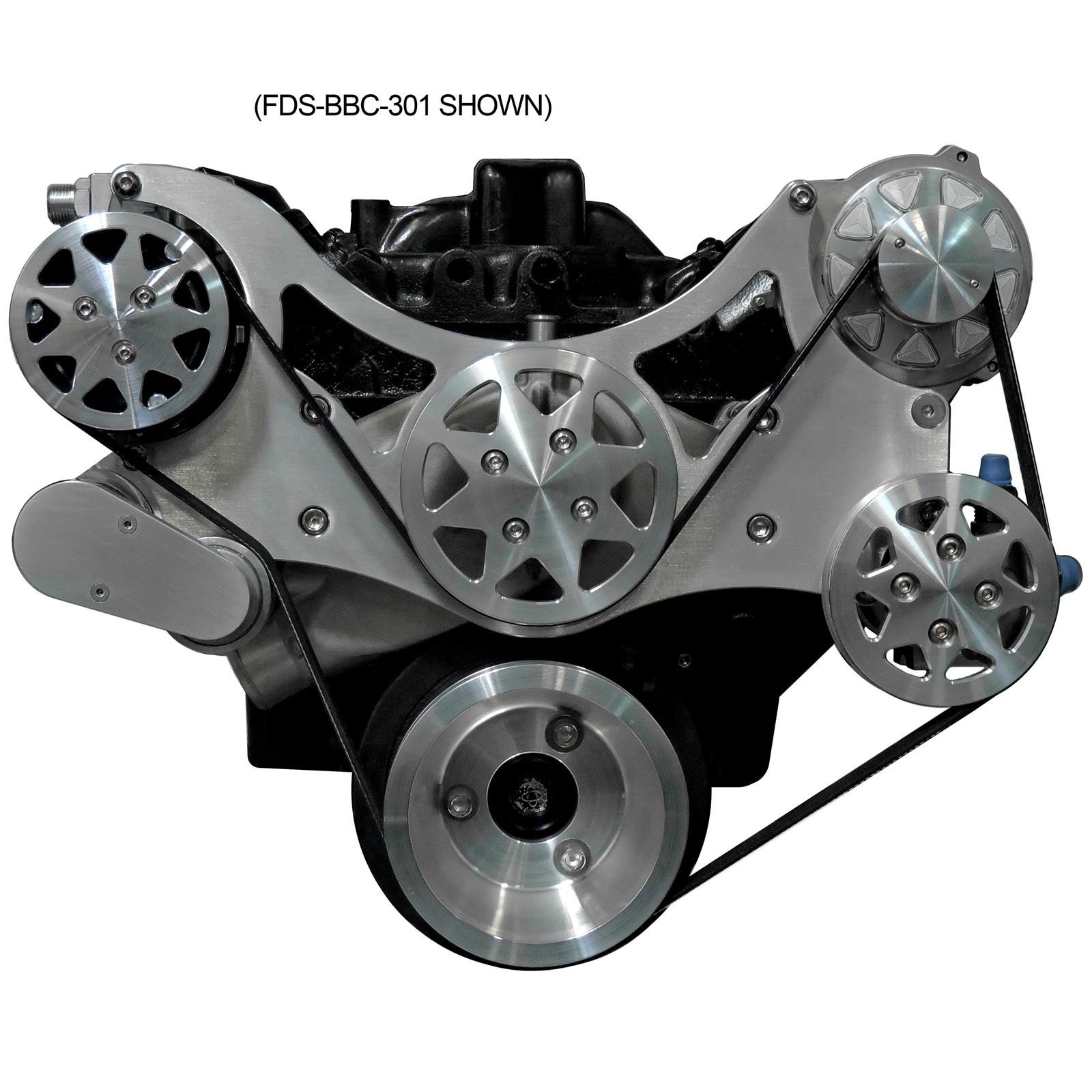 All American Billet FDSBBC351 All American Billet Serpentine Kits