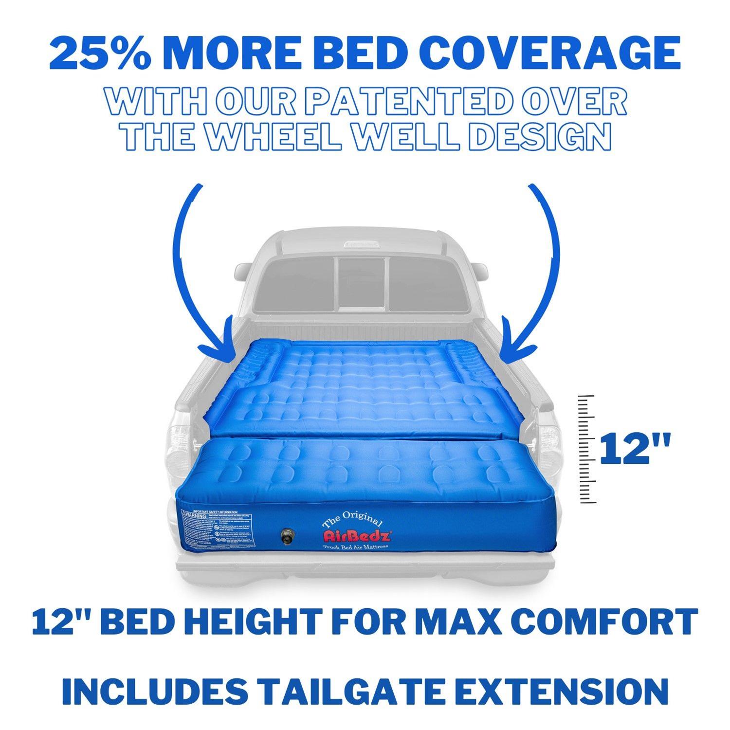 AirBedz Original Truck Bed Air Mattresses PPI-104 Mattresses, Bed, Full, Polyester, Blue, Internal Pump, 63.50 W x 67.00 L x 12.00 in. T, for 5.50/5.75 ft. Beds, Truck, Each thumbnail 3