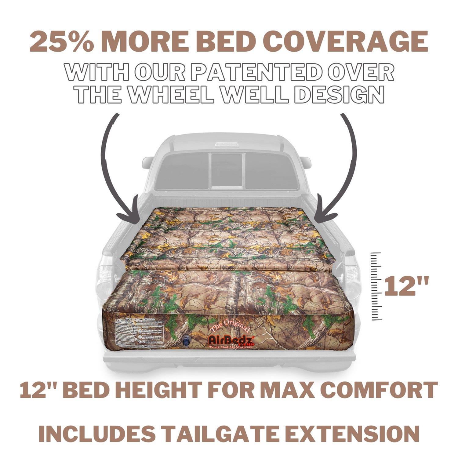 AirBedz Original Truck Bed Camo Air Mattresses PPI-404 Mattresses, Camo, Built-in Pump, Charger, 63.50 in. W x 67.00 in. L x 12.00 in. T, for 5.50/5.75 ft. Beds, TG Extension, Each thumbnail 6