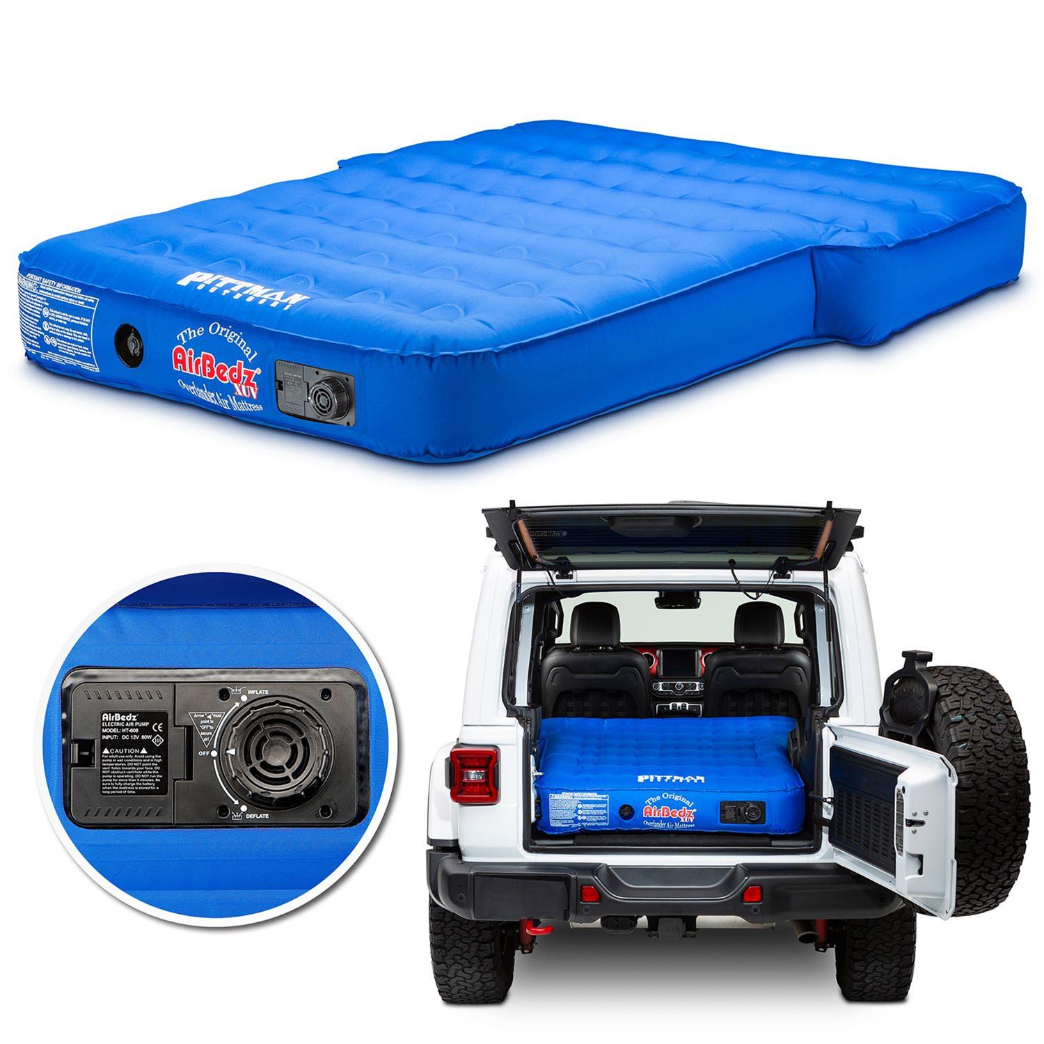 AirBedz Air Mattresses PPI-BLU_XUV JEEP, SUV & Crossover Vehicle Rear Seats Down Mattress with Built-in Rechargeable Battery Pump. The Original Jeep/SUV Bed Mattress thumbnail 6