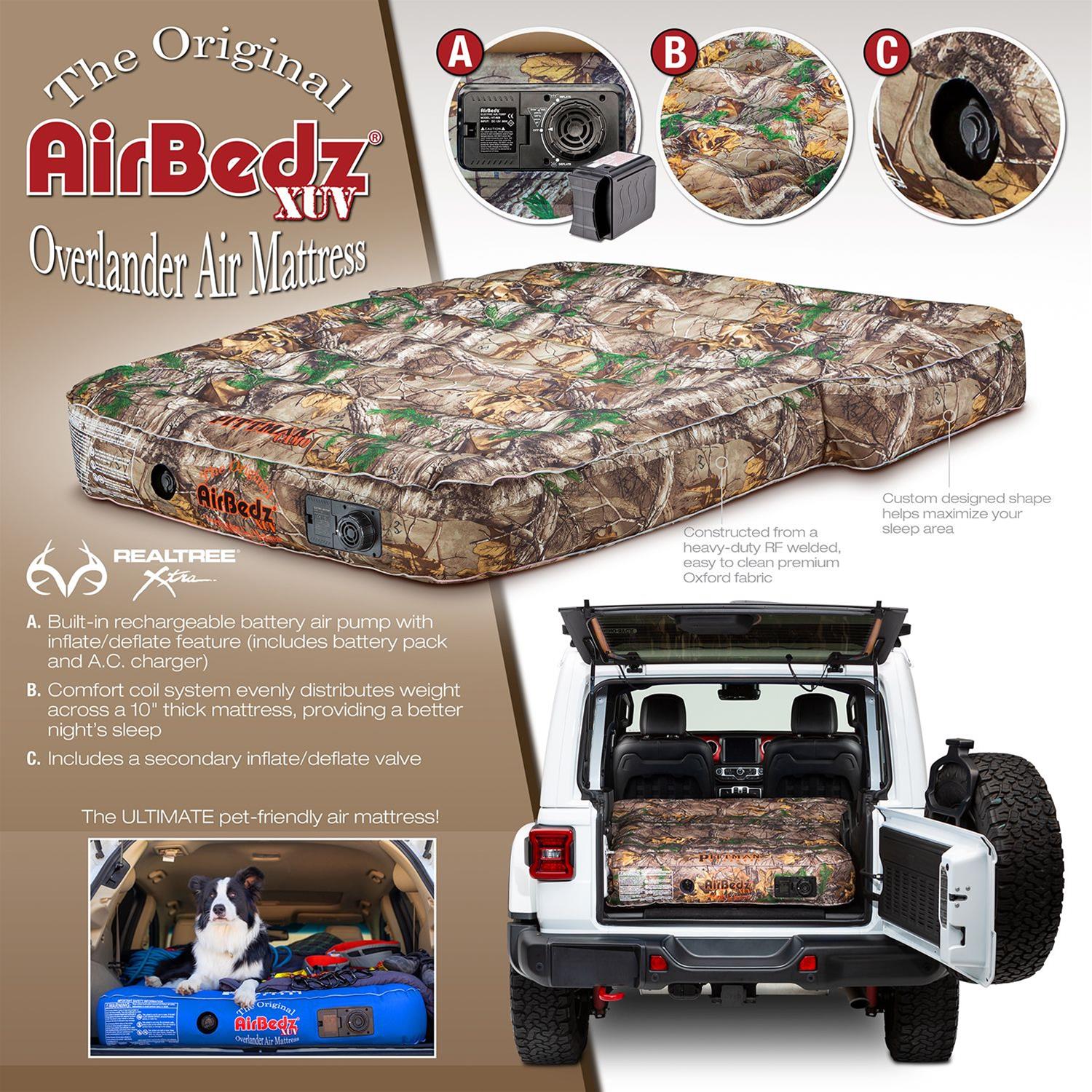 AirBedz XUV Air Mattresses PPI-CMO_XUV Mattress, AirBedz, Jeep, SUV, Crossover, Camo, 66 in. Width, 52 in. Length, 10 in. Height, Each thumbnail 7