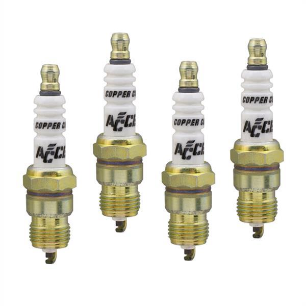 ACCEL C-Cut Performance Spark Plugs 0276S-4 Plugs, Ground Electrode ,Tapered Seat, 14mm Thread, .460 in. Reach, Projected, Set of 4 thumbnail 3
