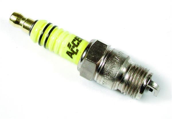 ACCEL Double Platinum Shorty Spark Plug 14mm Thread, .708 in Reach, Tapered  Seat - Single – Speedzone Performance LLC