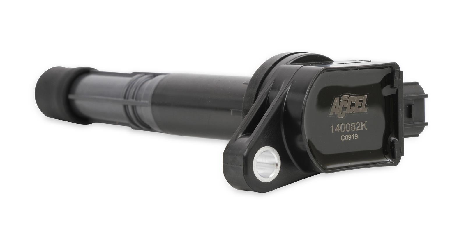 ACCEL Super Coils 140082K-4 Ignition Coils, Coils, Coil Pack Style, Epoxy, Female/Socket, Black, Square, for use on Acura®, for use on Honda®, Set of 4 thumbnail 4