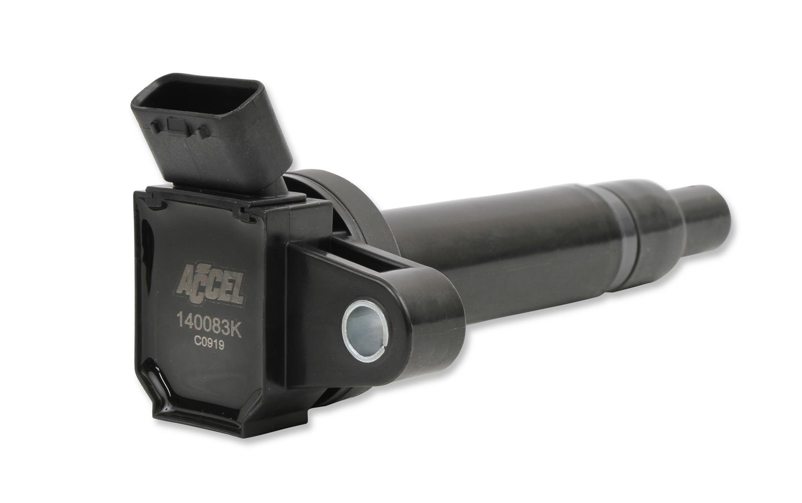 ACCEL Super Coils 140083K-8 Ignition Coils, Coils, Coil Pack Style, Epoxy, Female/Socket, Black, Square, Lexus, Toyota, Set of 8 thumbnail 3