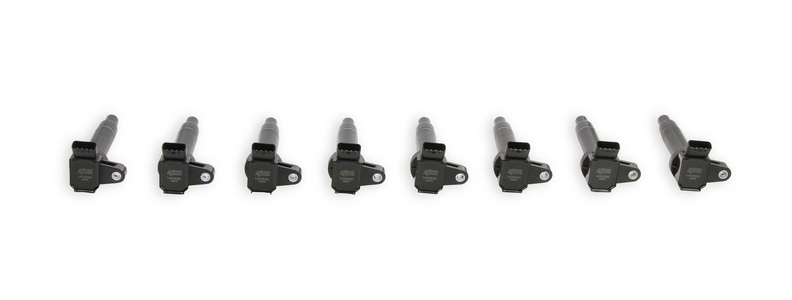 ACCEL Super Coils 140083K-8 Ignition Coils, Coils, Coil Pack Style, Epoxy, Female/Socket, Black, Square, Lexus, Toyota, Set of 8 thumbnail 6