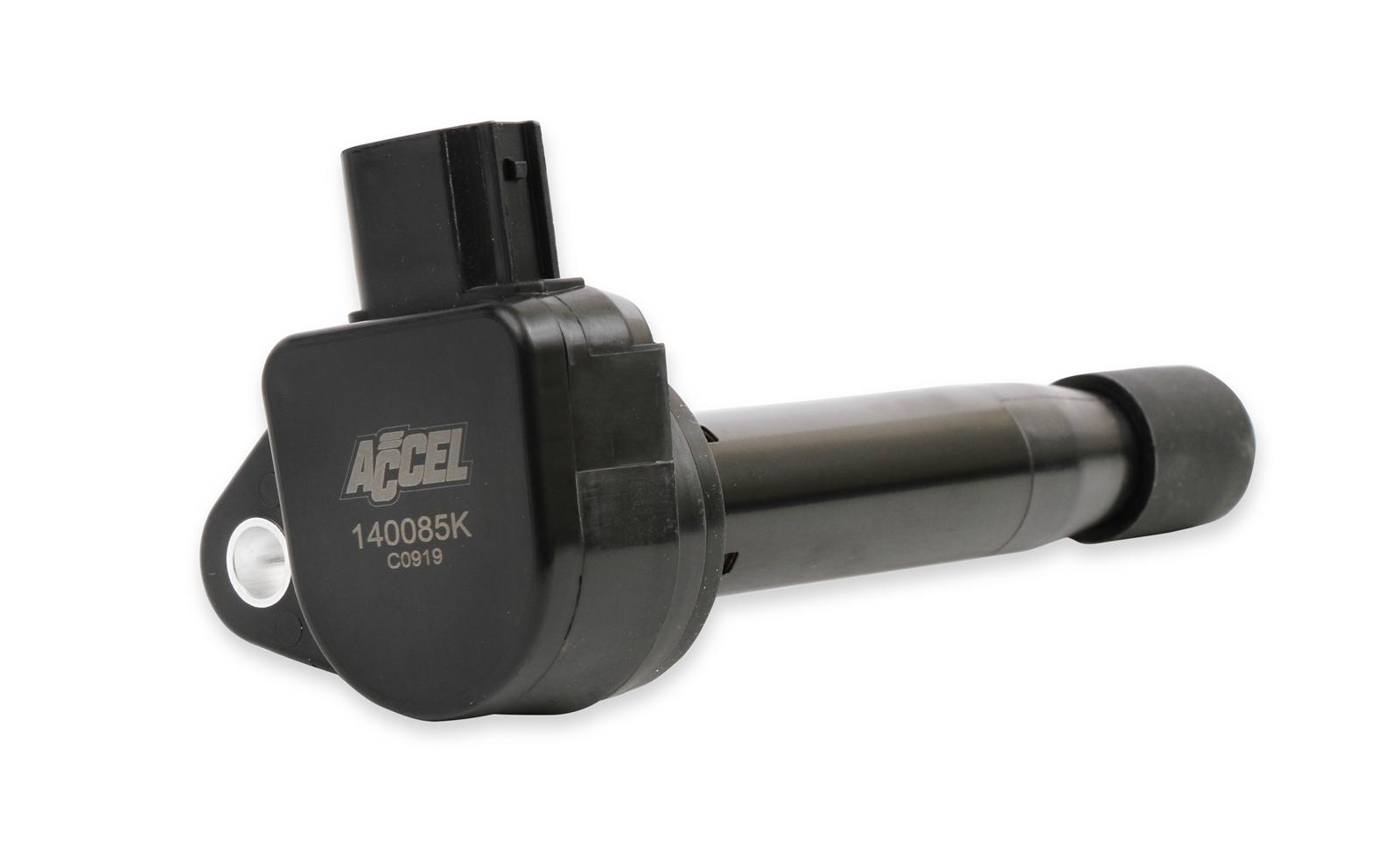 ACCEL Super Coils 140085K-6 Ignition Coils, Coils, Coil Pack Style, Epoxy, Female/Socket, Black, Square, for use on Acura®, for use on Honda®, Set of 6 thumbnail 2